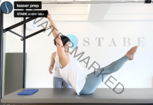 cadillac intermediate pilates exercise teaser